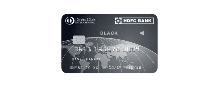 HDFC Bank Diners Club Black Metal 